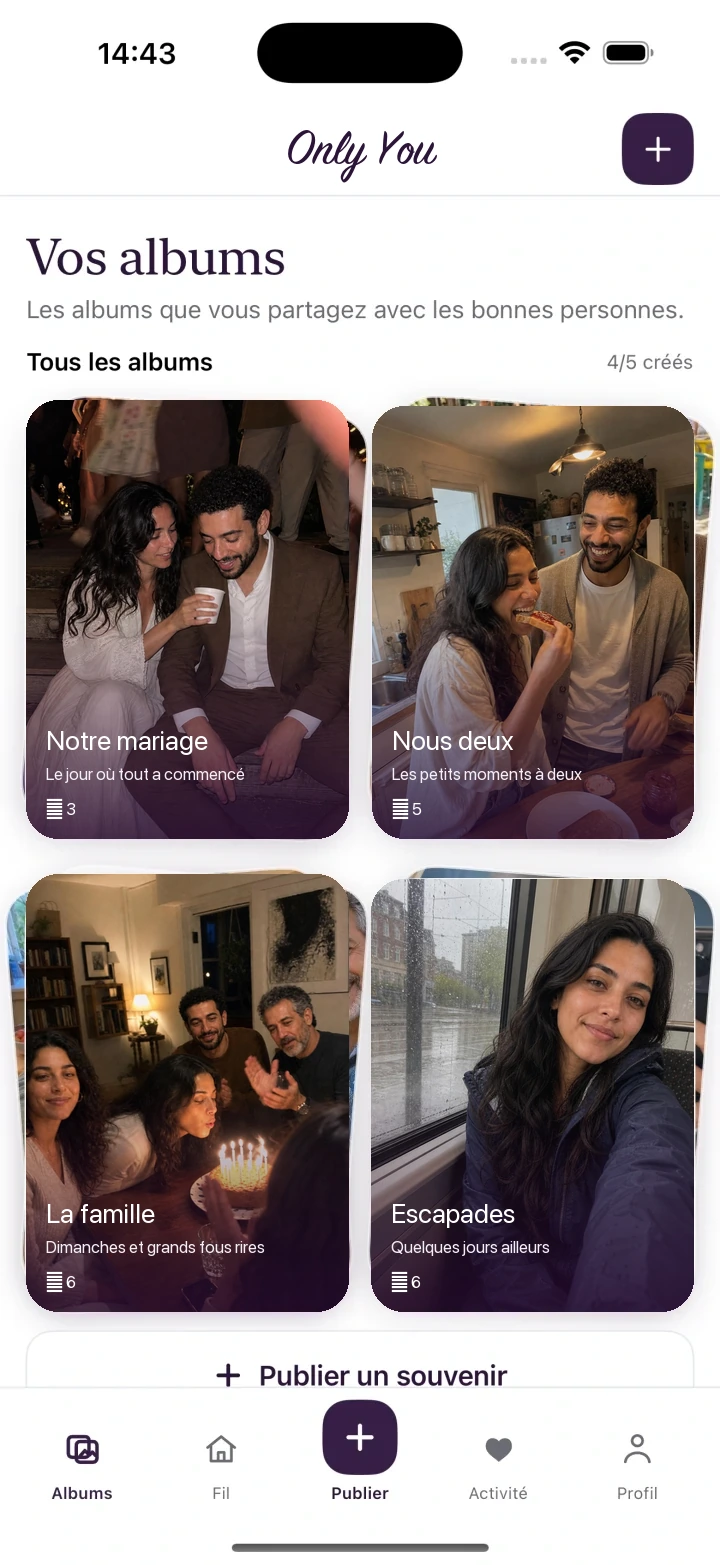 Vanessa’s private albums